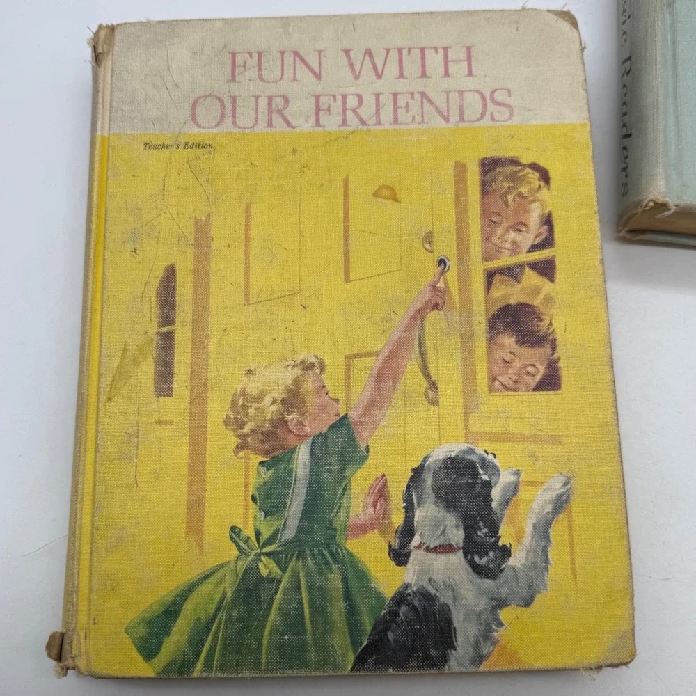 Vtg 1960s Fun With Our Friends & More Fun With Our Friends Teachers Edition Set